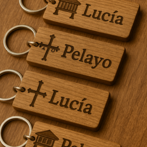 Llaveros planos personalizados